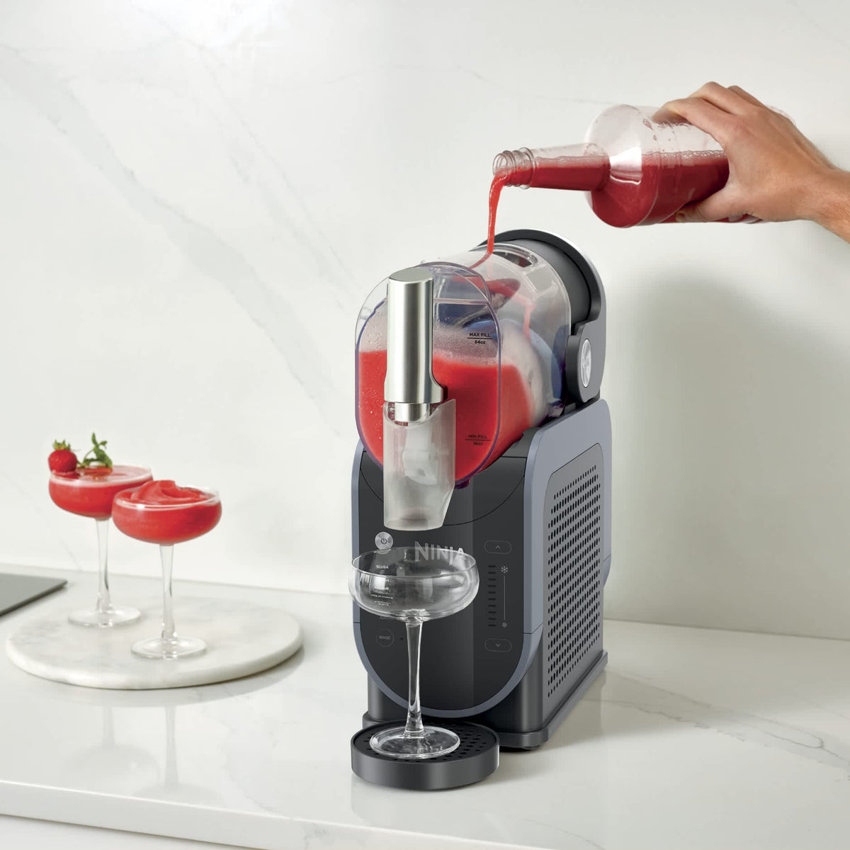 Ninja Woodfire XL Grill and Slushie Machine Bundle